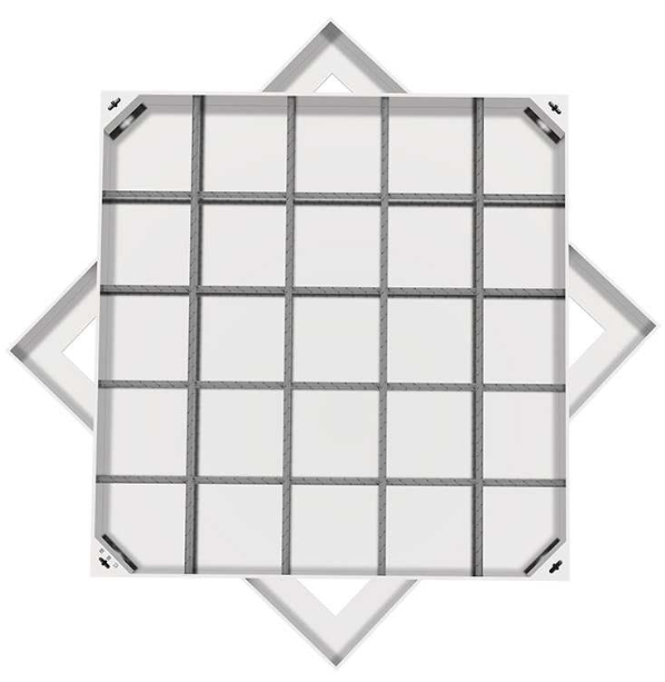 西秀不锈钢方井展示